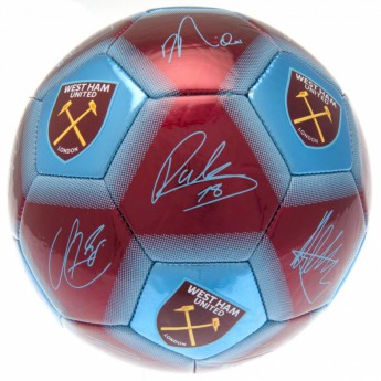 West Ham United balon de fotbal Football Signature WHM - size 5