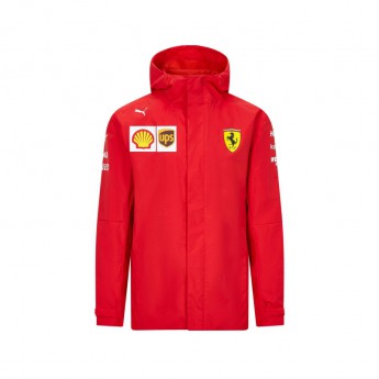 Ferrari geacă de bărbați cu glugă rain red F1 Team 2020