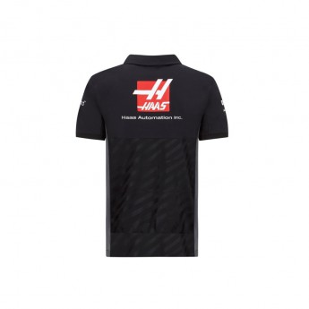 Haas F1 tricou polo logo black F1 Team 2020