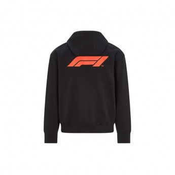 Formula 1 hanorac de bărbați cu glugă logo zip black 2020