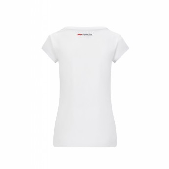 Formula 1 tricou de dama logo white 2020