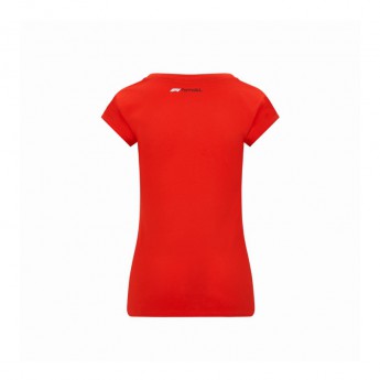 Formula 1 tricou de dama logo red 2020