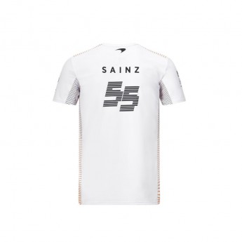 Mclaren Honda tricou de bărbați Carlos Sainz white F1 Team 2020