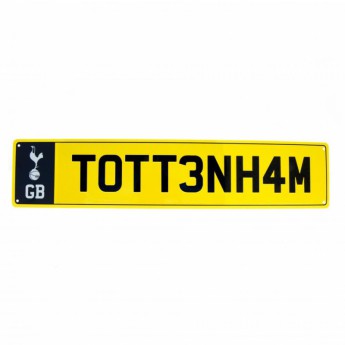 Tottenham Hotspur semn metalic Number Plate Sign