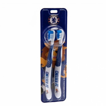FC Chelsea periuțe de dinți pentru copii Twin Pack Toothbrush Junior
