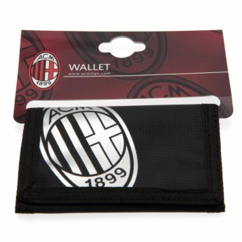 AC Milan portofel Nylon Wallet black