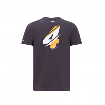 Mclaren Honda tricou de bărbați Lando Graphic Antracit F1 Team 2020