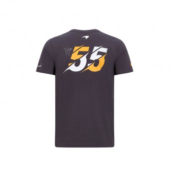 Mclaren Honda tricou de bărbați Carlos Sainz Antracit F1 Team 2020