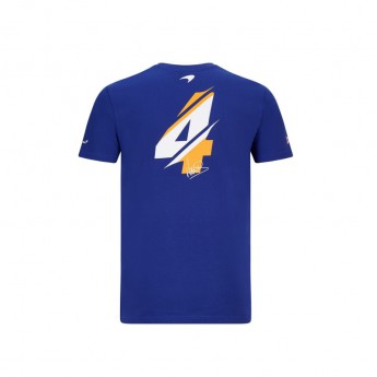 Mclaren Honda tricou de copii Lando Graphic Blue F1 Team 2020