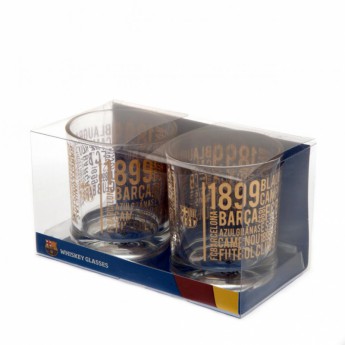 FC Barcelona pahare 2pk Whiskey set