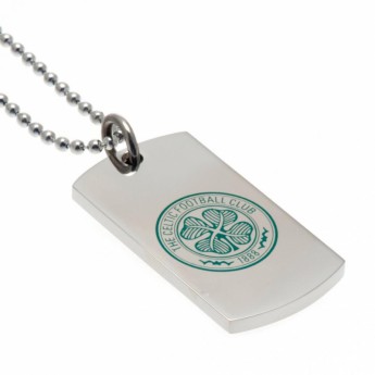 FC Celtic lănțișor de gât cu pandantiv câine Colour Crest