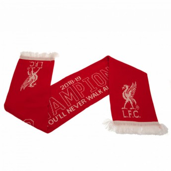FC Liverpool eșarfă de iarnă Champions Of Europe Scarf