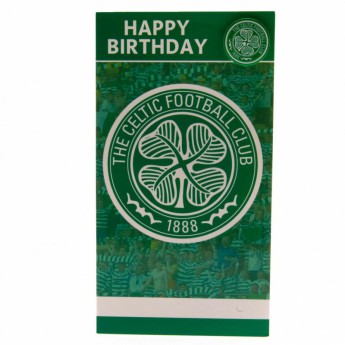 FC Celtic urări pentru ziua de naștere Birthday Card & Badge