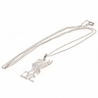 FC Liverpool lănțișor de gât cu pandantiv Sterling Silver Pendant & Chain LB