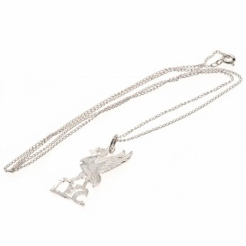 FC Liverpool lănțișor de gât cu pandantiv Sterling Silver Pendant & Chain LB