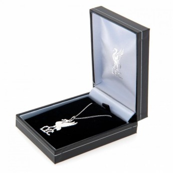 FC Liverpool lănțișor de gât cu pandantiv Sterling Silver Pendant & Chain LB