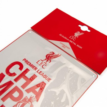 FC Liverpool semn pe perete Premier League Champions WT