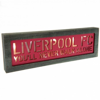 FC Liverpool semn pe perete Light Up Wooden