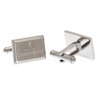 FC Liverpool butoni Premier League Champions Stainless Steel Cufflinks
