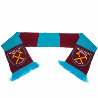 West Ham United eșarfă de iarnă Bar Scarf TP