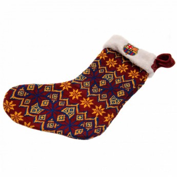FC Barcelona ciorapi de Crăciun Ugly Knit Christmas Stocking