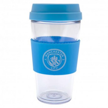 Manchester City cană de călătorie Clear Grip Travel Mug