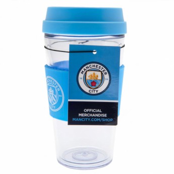 Manchester City cană de călătorie Clear Grip Travel Mug