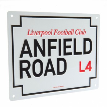 FC Liverpool semn pe perete Anfield Road Sign