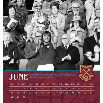 West Ham United calendar de birou 2021