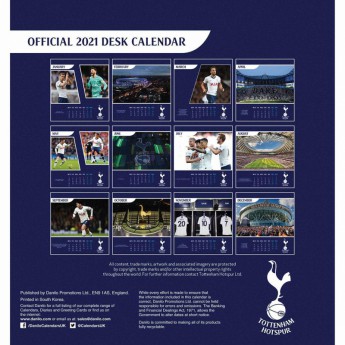Tottenham Hotspur calendar de birou 2021