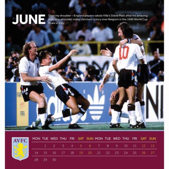 Aston Villa calendar de birou 2021