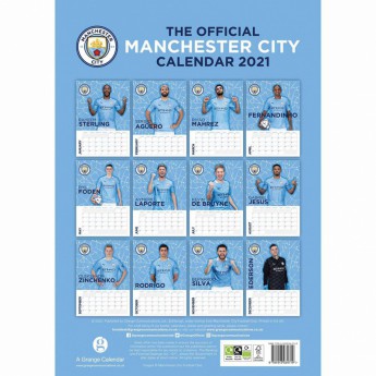 Manchester City calendar 2021