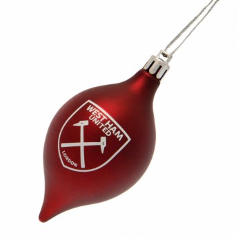 West Ham United decorațiuni de Crăciun 3pk Vintage Bauble