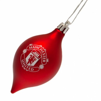 Manchester United decorațiuni de Crăciun 3pk Vintage Bauble