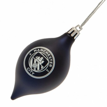 Manchester City decorațiuni de Crăciun 3pk Vintage Bauble