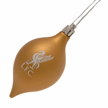 FC Liverpool decorațiuni de Crăciun 3pk Vintage Bauble