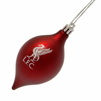 FC Liverpool decorațiuni de Crăciun 3pk Vintage Bauble