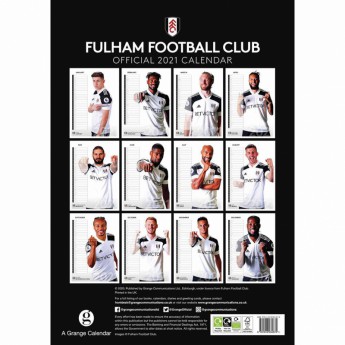 Fulham calendar 2021