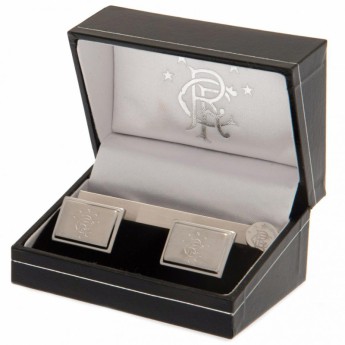 FC Rangers set ac cravată și butoni Tie Slide & Cufflink Set