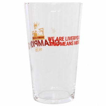 FC Liverpool pahare Premier League Champions Large Glass