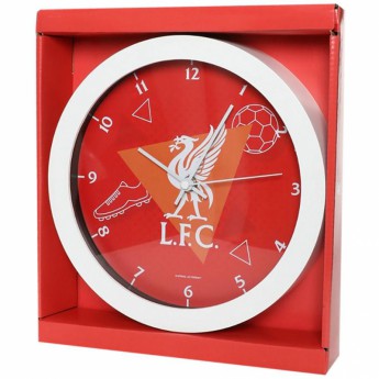 FC Liverpool ceasuri Wall Clock red