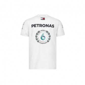 Mercedes AMG Petronas tricou de bărbați Lewis Champion White F1 Team 2020