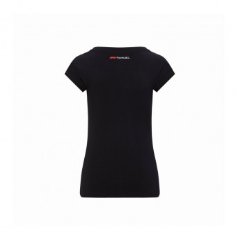 Formula 1 tricou de dama logo black 2020