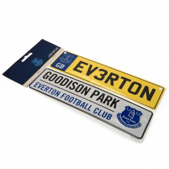 FC Everton set etichete Window & Fridge Sign Set