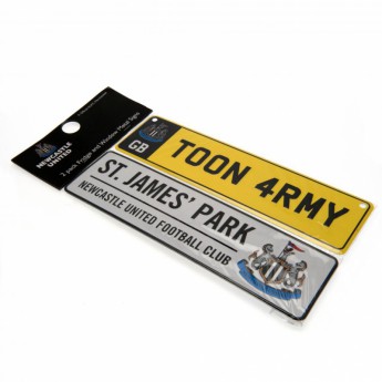 Newcastle United set etichete Window & Fridge Sign Set