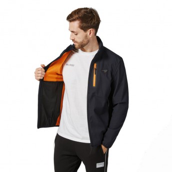 Mclaren Honda geacă de bărbați Logo Softshell Black F1 Team 2021