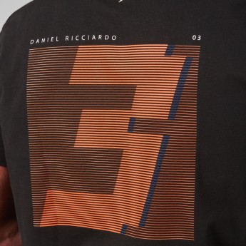 Mclaren Honda tricou de bărbați Ricciardo NO3 Black F1 Team 2021