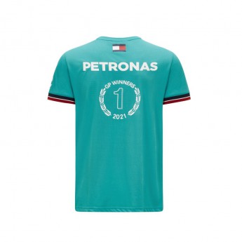 Mercedes AMG Petronas tricou de bărbați Race Winner Green F1 Team 2021
