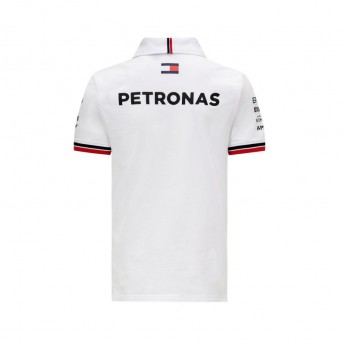 Mercedes AMG Petronas tricou polo White F1 Team 2021
