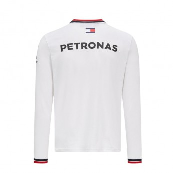 Mercedes AMG Petronas tricou de bărbați cu mânecă lungă White F1 Team 2021